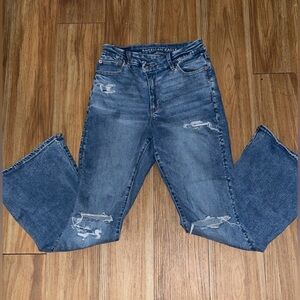 AE CURVY SUPER HIGH-RISE FLARE JEANS